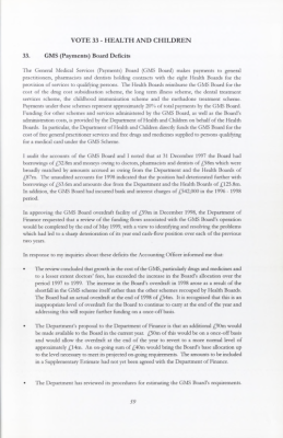 1998 Annual Report, Chapter 12 - Health and Children front page preview
              