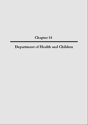 2004 Annual Report, Chapter 14 - Department of Health and Children front page preview
              