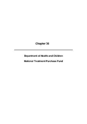2009 Annual Report, Chapter 36 - Department of Health and Children - NTPF front page preview
              
