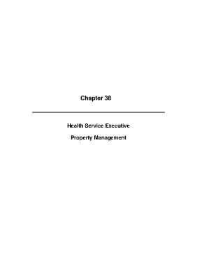 2009 Annual Report, Chapter 38 - Health Service Executive - Property Management front page preview
              