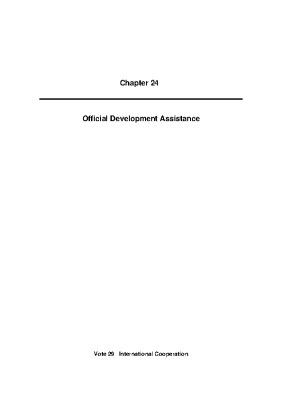 2010 Annual Report, Chapter 24 - Official Development Assistance front page preview
              