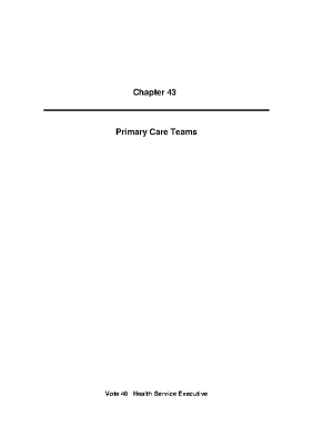 2010 Annual Report, Chapter 43 - Primary Care Teams front page preview
              