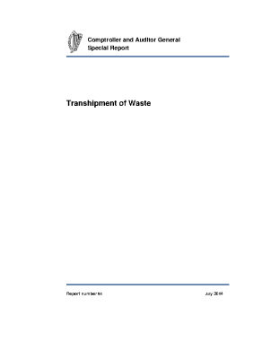 Special Report 84 - Transhipment of Waste front page preview
              