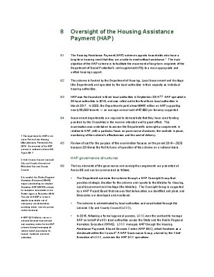 Chapter 8, Oversight of the Housing Assistance Payment (HAP) front page preview
              