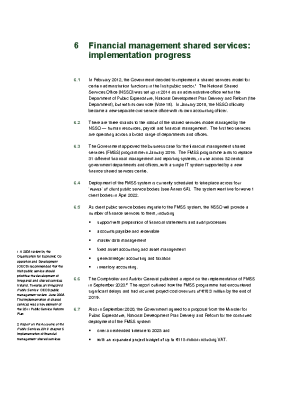 6. Financial management shared services implementation-progress front page preview
              