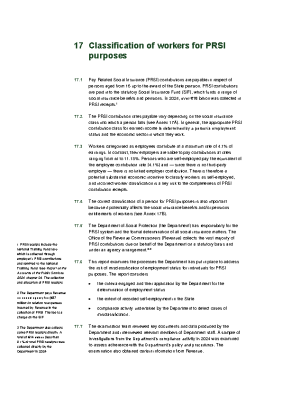 17. Classification of workers for PRSI purposes front page preview
              
