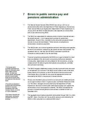 7. Errors in public service pay and pensions administration front page preview
              
