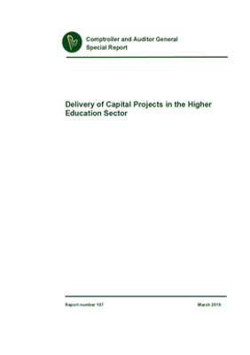 Special Report 107 Delivery of Capital Projects in the Higher Education Sector thumbnail