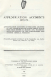 Appropriation Accounts 1972 73 thumbnail