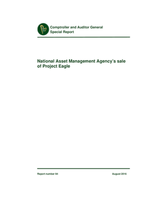 Special Report 94 National Asset Management Agency Sale of Project Eagle thumbnail