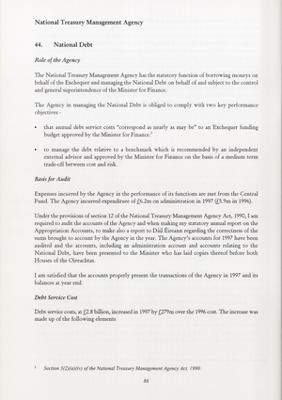 1997 Annual Report, Chapter 13 National Treasury Management Agency thumbnail