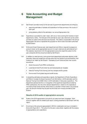 2016 Annual Report, Chapter 6: Vote Accounting and Budget Managment thumbnail