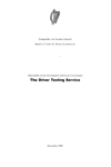 Special Report 33 The Driver Testing Service thumbnail