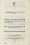 Appropriation Accounts 1982 thumbnail