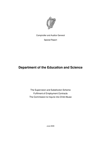 Special Report 67 The Supervision and Substitution Scheme in Post Primary Schools, the Fulfilment of Employment Contracts in Institutes of Technology, The Commission to Inquire into Child Abuse thumbnail