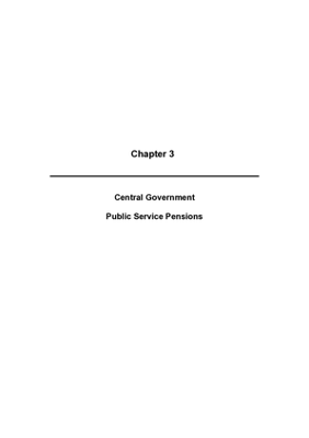 2009 Annual Report, Chapter 03 Central Government Public Service Pensions thumbnail
