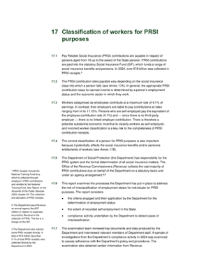 17. Classification of workers for PRSI purposes thumbnail