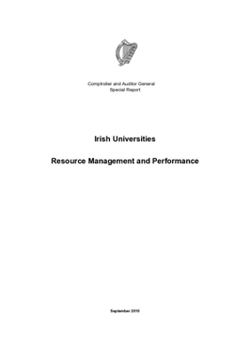 Special Report 75 Irish Universities – Resource Management and Performance thumbnail