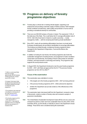 19. Progress On Delivery Of Forestry Programme Objectives thumbnail