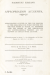 Appropriation Accounts 1930 31 thumbnail