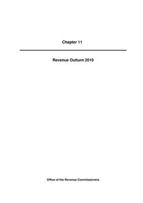 2010 Annual Report, Chapter 11 Revenue Outturn 2010 thumbnail