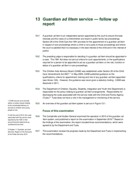 13. Guardian ad Litem service follow up report thumbnail