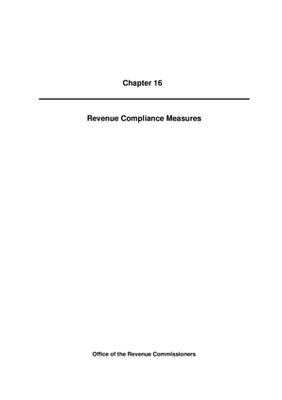 2010 Annual Report, Chapter 16 Revenue Compliance Measures thumbnail