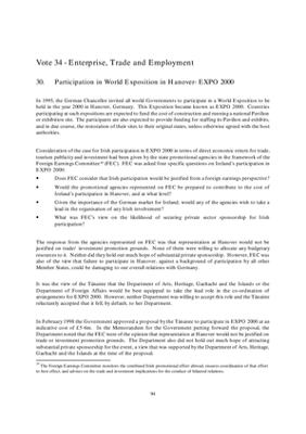 2000 Annual Report, Chapter 11 Enterprise, Trade and Employment thumbnail