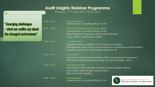 Webinar-Programme Webinar-Programme