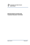 Special Report 89 Internal Control in County Cork Vocational Education Committee thumbnail