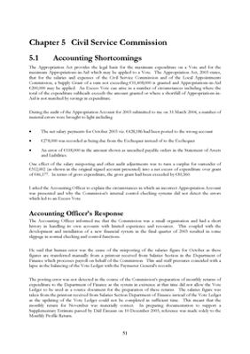 2003 Annual Report, Chapter 05 Civil Service Commission thumbnail