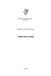 General Matters Special Report 7 Health Sector Audits thumbnail