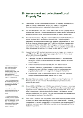 20. Assessment and collection of Local Property Tax thumbnail
