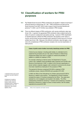 14. Classification of workers for PRSI purposes thumbnail