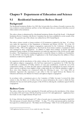 2003 Annual Report, Chapter 09 Department of Education and Science thumbnail