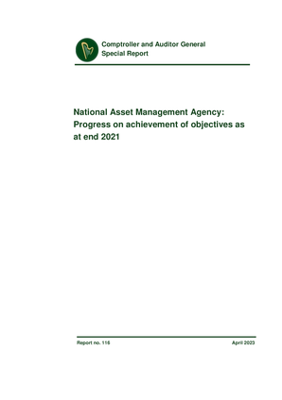 Special Report 116 NAMA: Progress on achievement of objectives as at end 2021 thumbnail