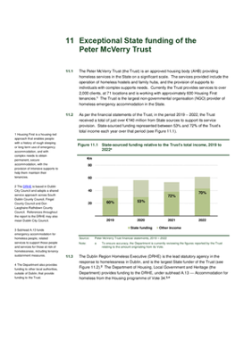 11. Exceptional State funding of the Peter McVerry Trust thumbnail