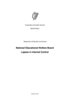 General Matters Special Report 8 National Educational Welfare Board Lapses in Internal Control thumbnail