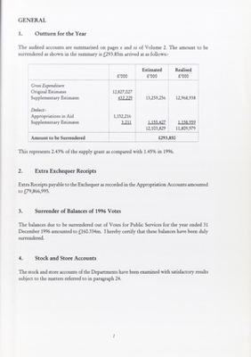 1997 Annual Report, Chapter 01 General Matters thumbnail