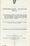 Appropriation Accounts 1971 72 thumbnail