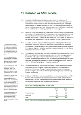 2015 Annual Report, Chapter 11: Guardian Ad Litem Service thumbnail